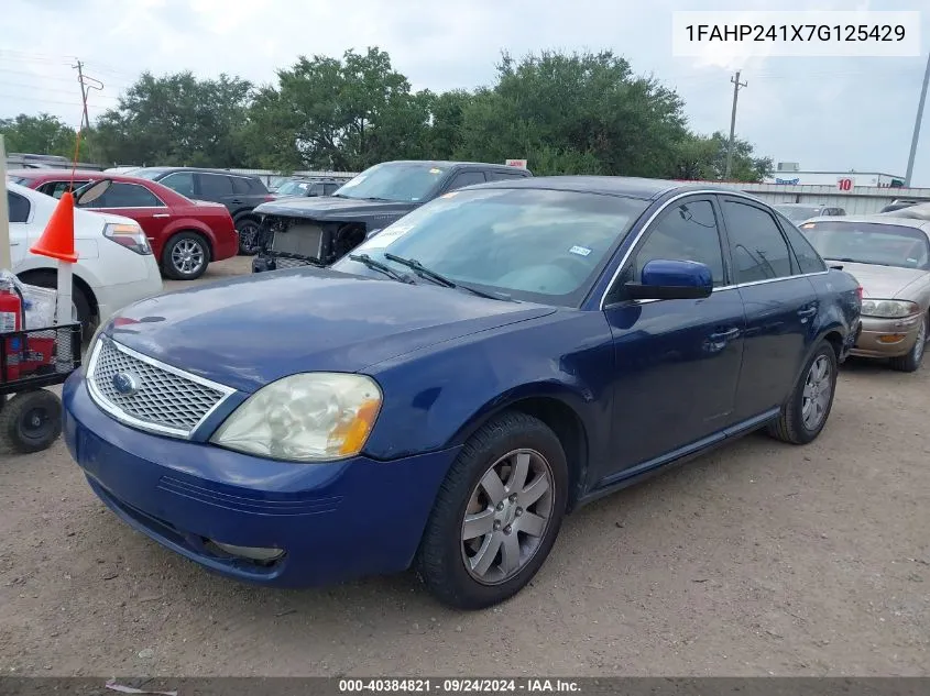 2007 Ford Five Hundred Sel VIN: 1FAHP241X7G125429 Lot: 40384821