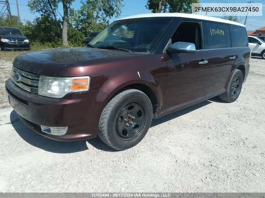 2FMEK63CX9BA27450 2009 Ford Flex