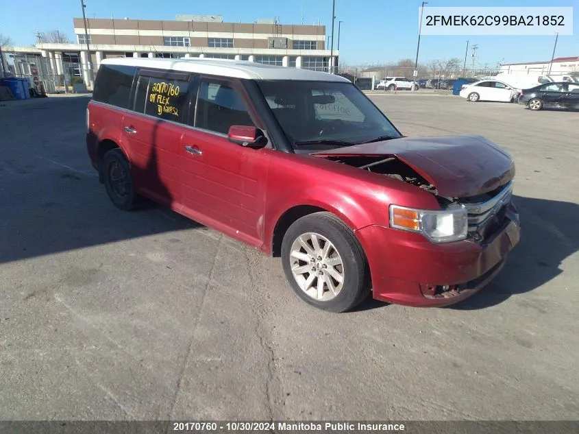 2009 Ford Flex Sel VIN: 2FMEK62C99BA21852 Lot: 20170760