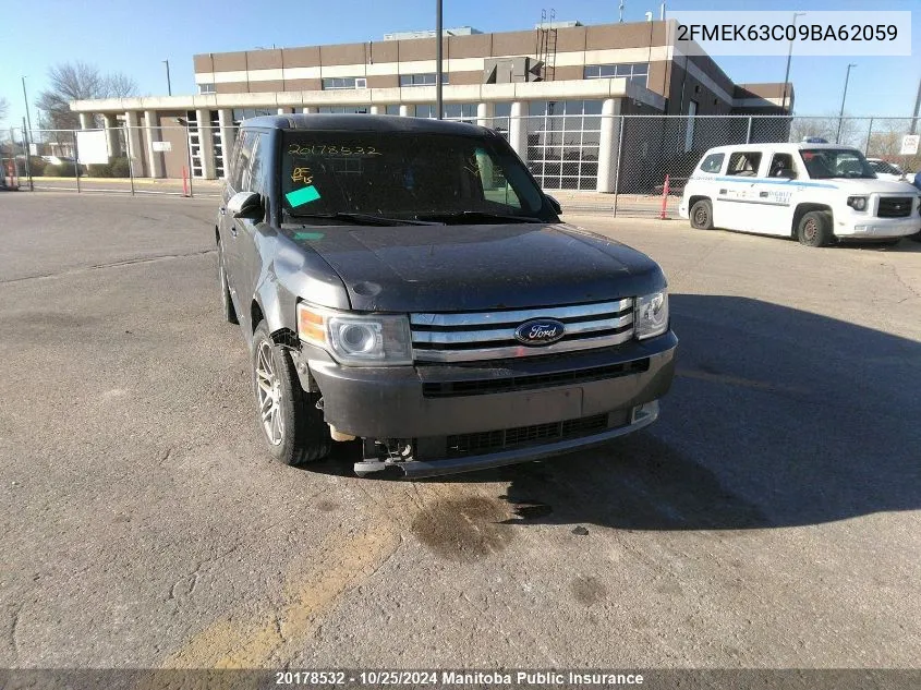 2009 Ford Flex Limited VIN: 2FMEK63C09BA62059 Lot: 20178532