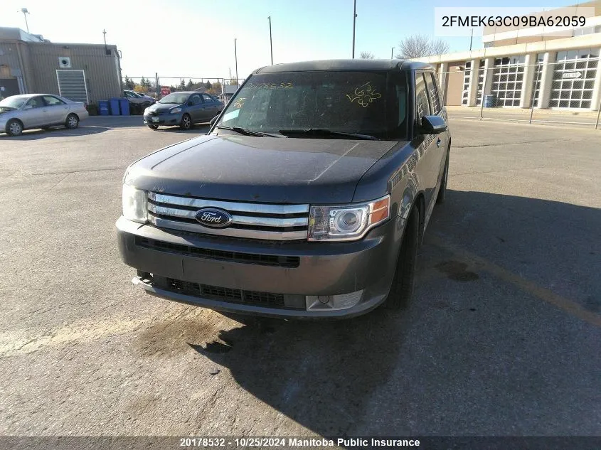 2009 Ford Flex Limited VIN: 2FMEK63C09BA62059 Lot: 20178532