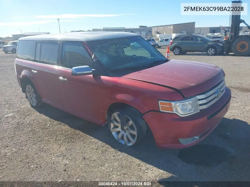 2009 Ford Flex Limited VIN: 2FMEK63C99BA22028 Lot: 30046424