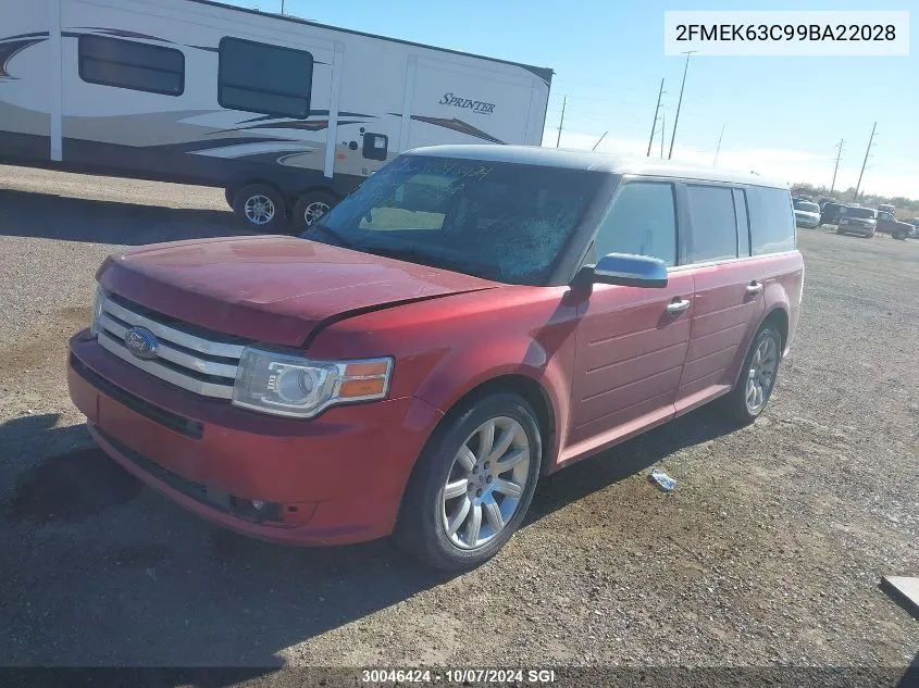 2009 Ford Flex Limited VIN: 2FMEK63C99BA22028 Lot: 30046424