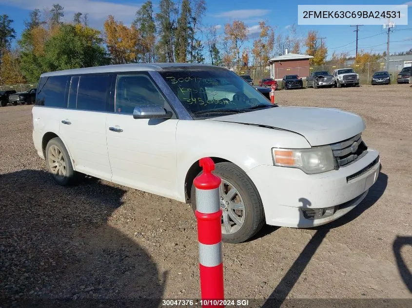 2009 Ford Flex Limited VIN: 2FMEK63C69BA24531 Lot: 30047376