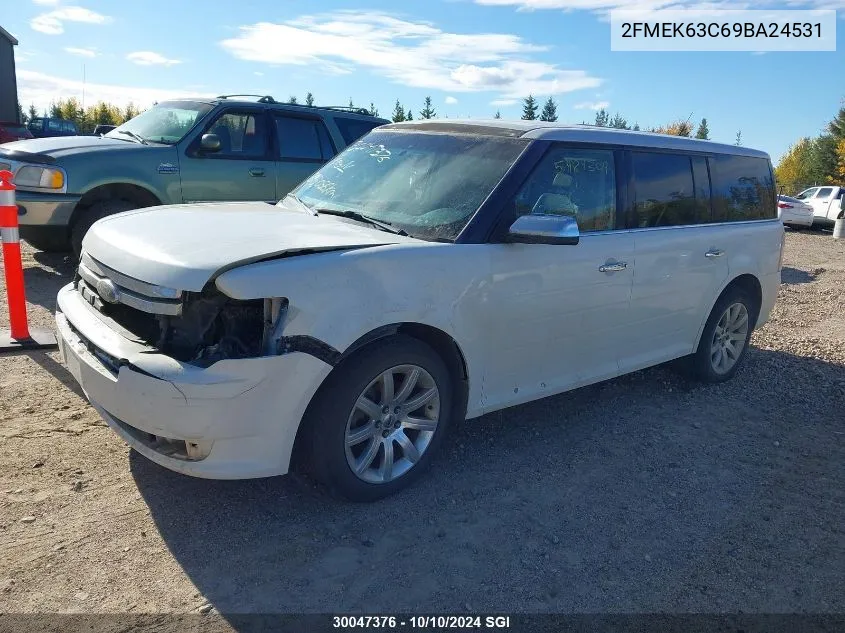 2009 Ford Flex Limited VIN: 2FMEK63C69BA24531 Lot: 30047376