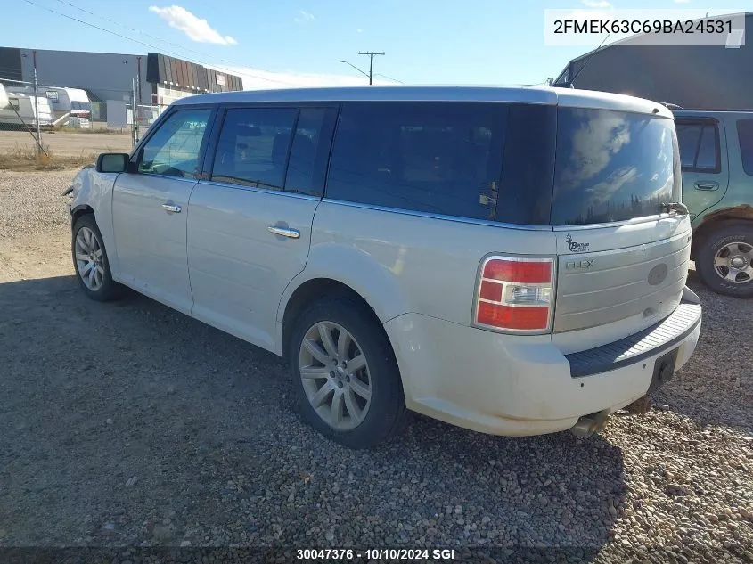 2009 Ford Flex Limited VIN: 2FMEK63C69BA24531 Lot: 30047376