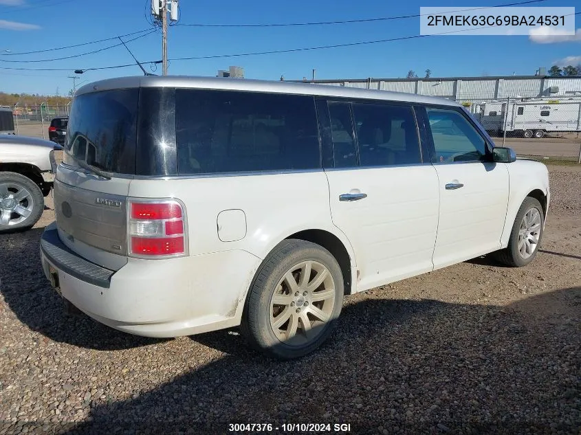 2009 Ford Flex Limited VIN: 2FMEK63C69BA24531 Lot: 30047376