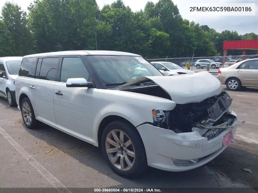 2009 Ford Flex Limited VIN: 2FMEK63C59BA00186 Lot: 39660504