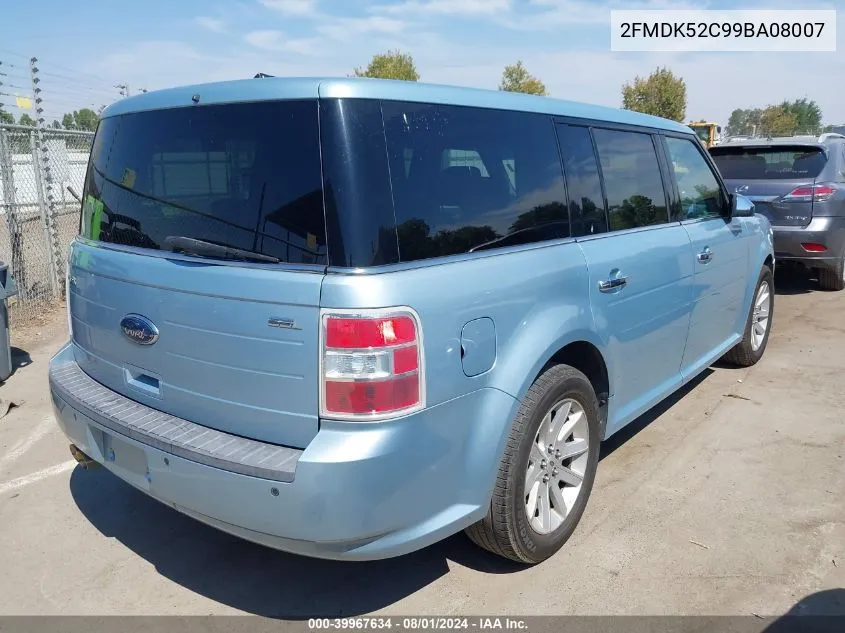 2FMDK52C99BA08007 2009 Ford Flex Sel