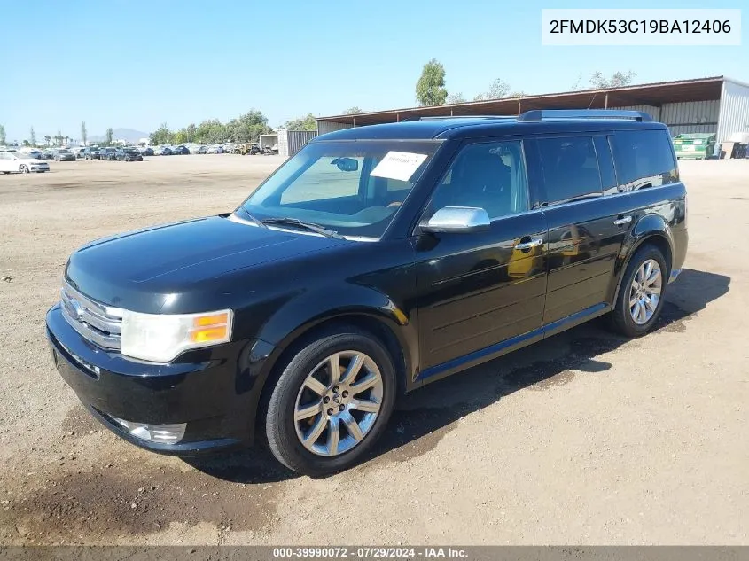 2009 Ford Flex Limited VIN: 2FMDK53C19BA12406 Lot: 39990072