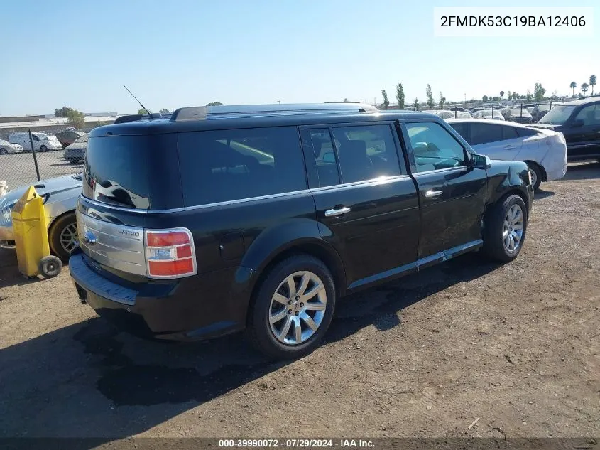 2009 Ford Flex Limited VIN: 2FMDK53C19BA12406 Lot: 39990072