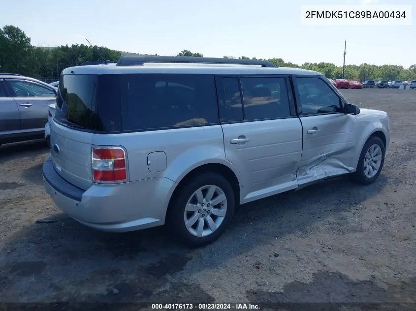 2FMDK51C89BA00434 2009 Ford Flex Se