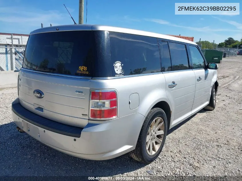 2009 Ford Flex Sel VIN: 2FMEK62C39BB02295 Lot: 40180671