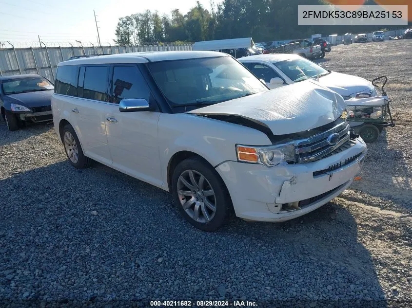 2009 Ford Flex Limited VIN: 2FMDK53C89BA25153 Lot: 40211682