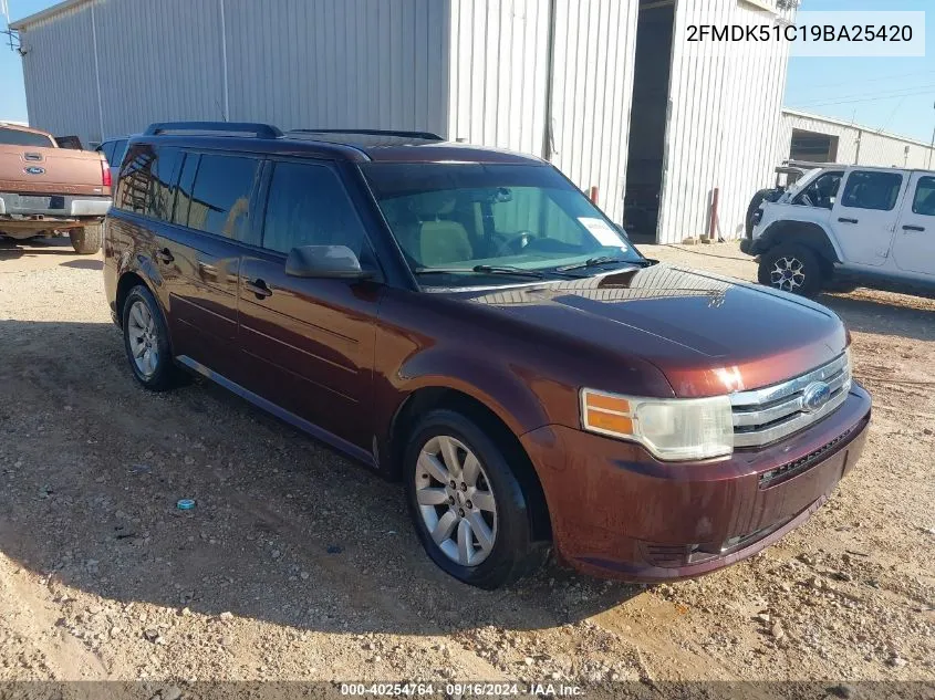 2009 Ford Flex Se VIN: 2FMDK51C19BA25420 Lot: 40254764