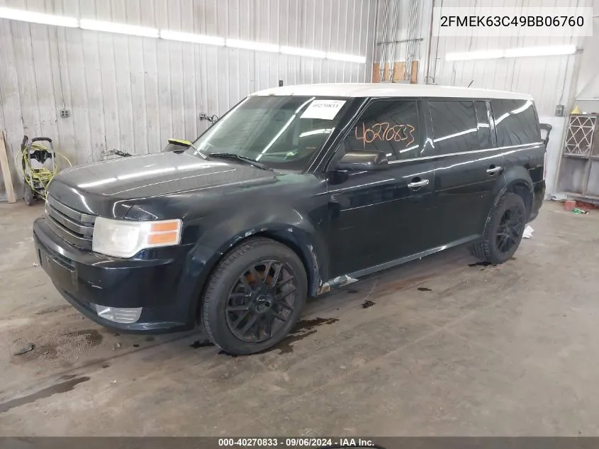 2FMEK63C49BB06760 2009 Ford Flex Limited