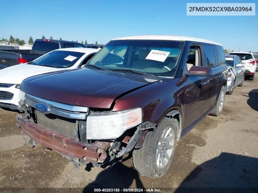 2009 Ford Flex Sel VIN: 2FMDK52CX9BA03964 Lot: 40283158