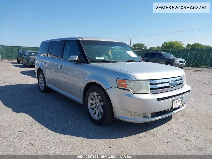 2009 Ford Flex Sel VIN: 2FMEK62CX9BA62751 Lot: 40297673