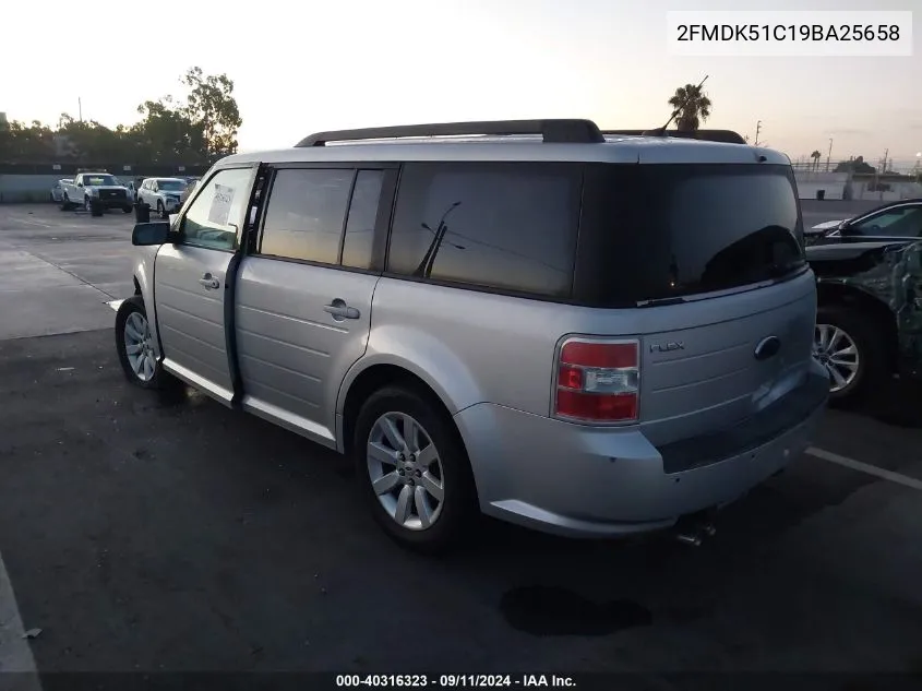 2009 Ford Flex Se VIN: 2FMDK51C19BA25658 Lot: 40316323