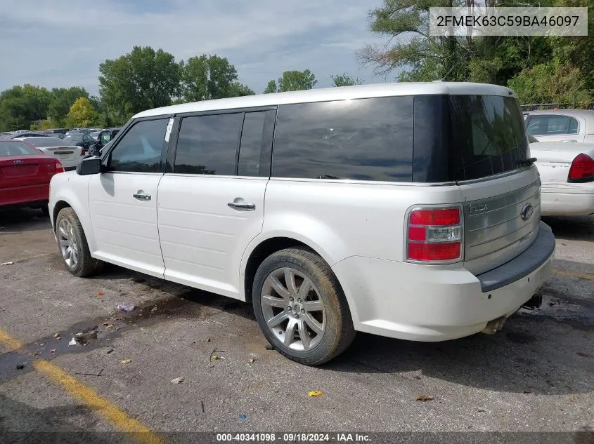 2009 Ford Flex Limited VIN: 2FMEK63C59BA46097 Lot: 40341098