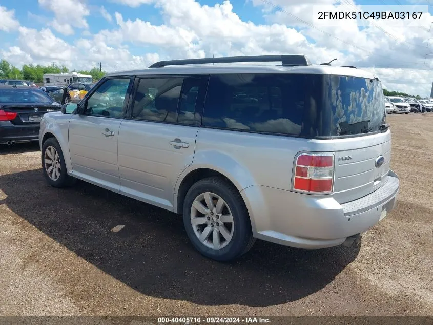 2FMDK51C49BA03167 2009 Ford Flex Se