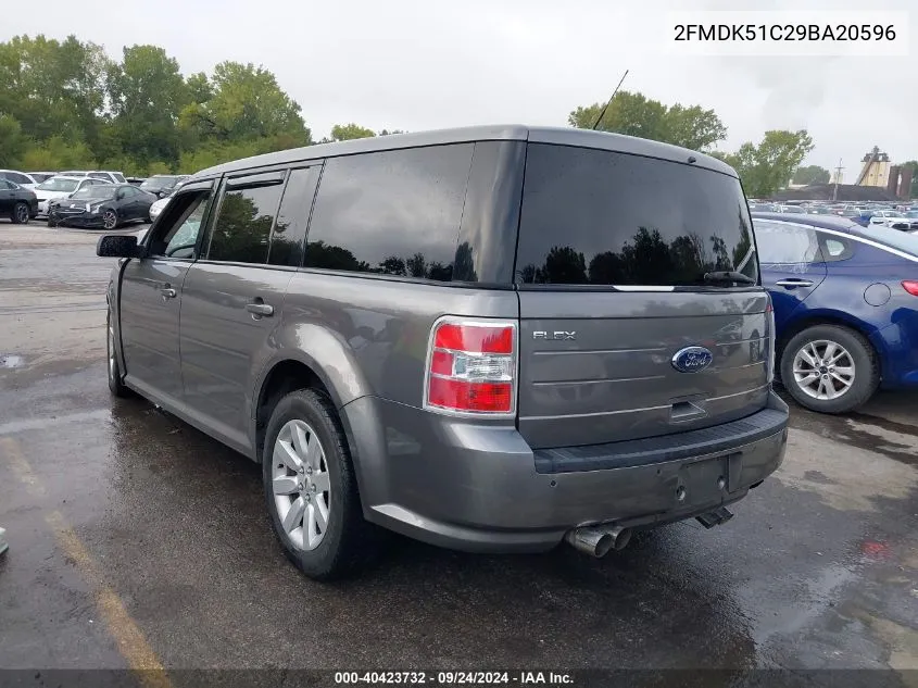 2009 Ford Flex Se VIN: 2FMDK51C29BA20596 Lot: 40423732