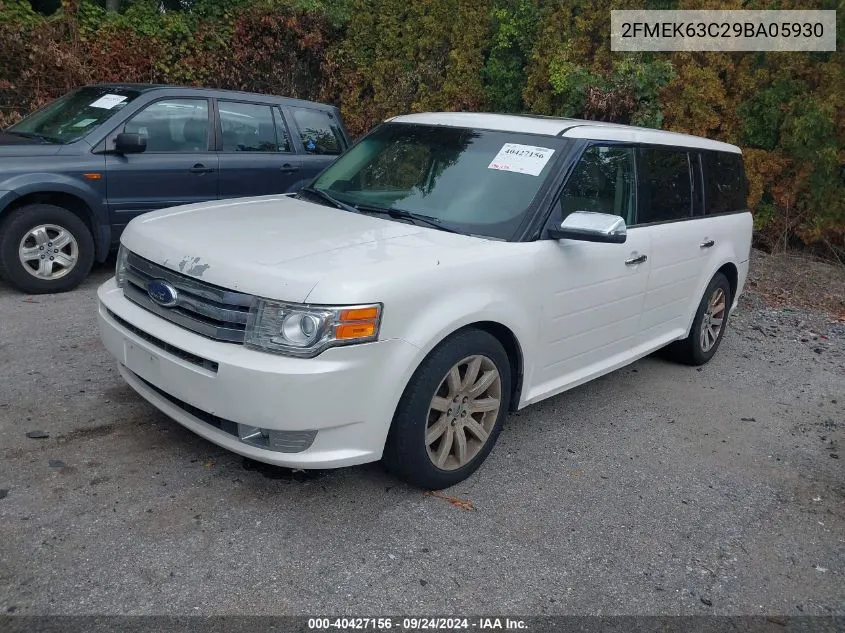 2009 Ford Flex Limited VIN: 2FMEK63C29BA05930 Lot: 40427156