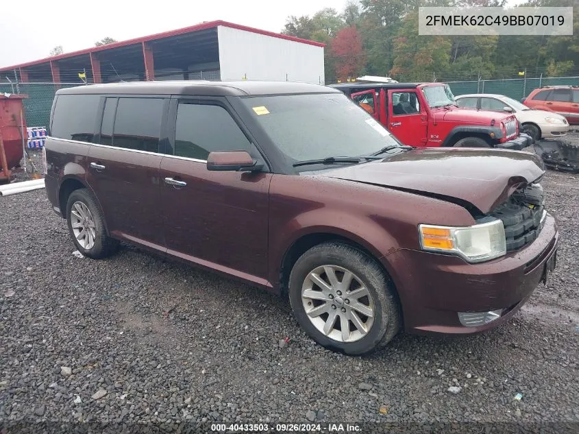 2009 Ford Flex Sel VIN: 2FMEK62C49BB07019 Lot: 40433503