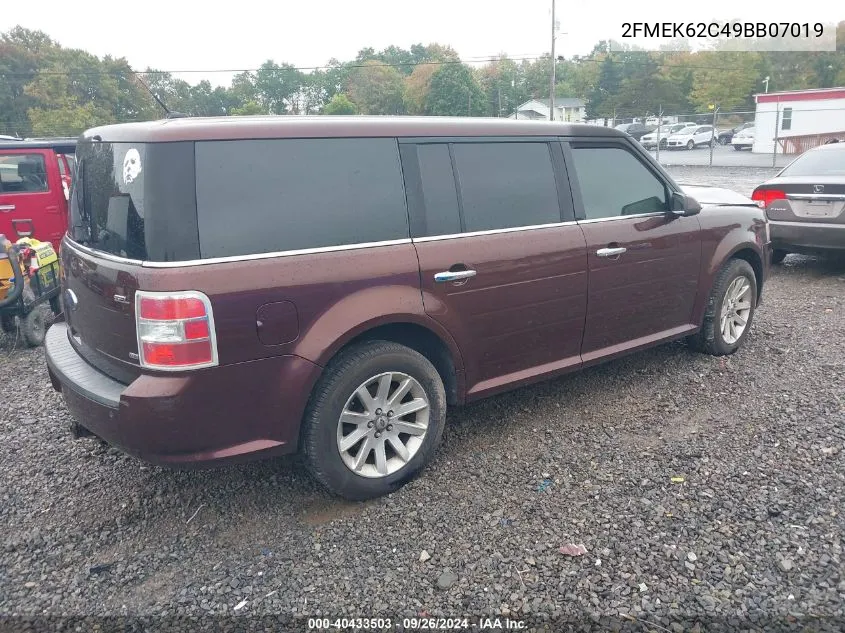 2009 Ford Flex Sel VIN: 2FMEK62C49BB07019 Lot: 40433503