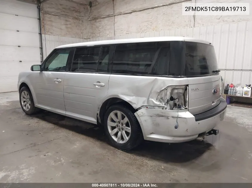 2009 Ford Flex Se VIN: 2FMDK51C89BA19713 Lot: 40507811