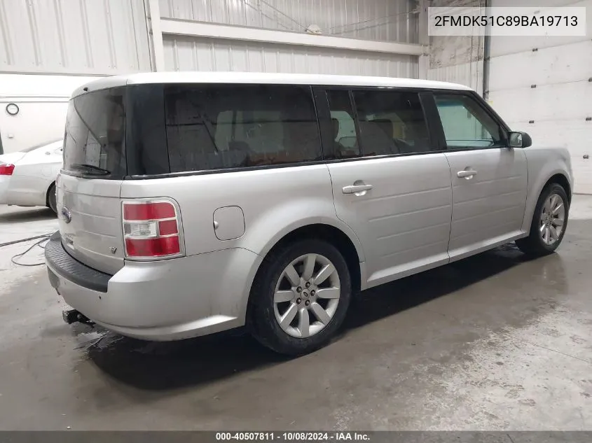 2009 Ford Flex Se VIN: 2FMDK51C89BA19713 Lot: 40507811