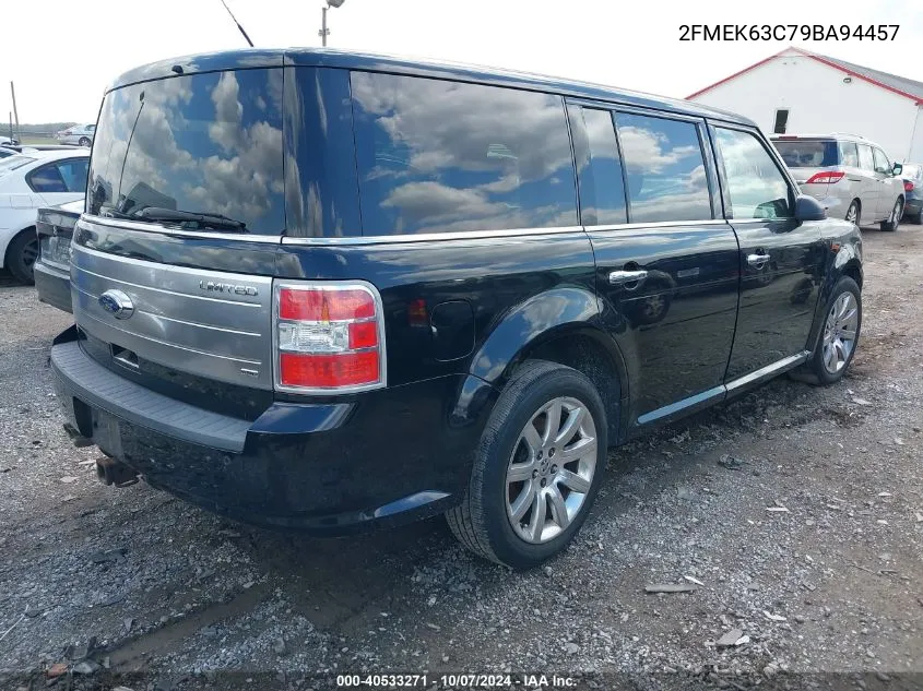 2009 Ford Flex Limited VIN: 2FMEK63C79BA94457 Lot: 40533271