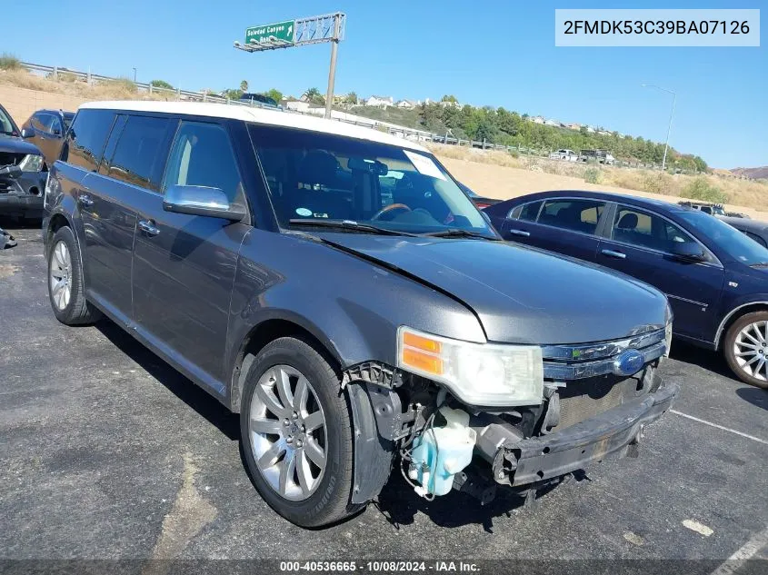 2FMDK53C39BA07126 2009 Ford Flex Limited