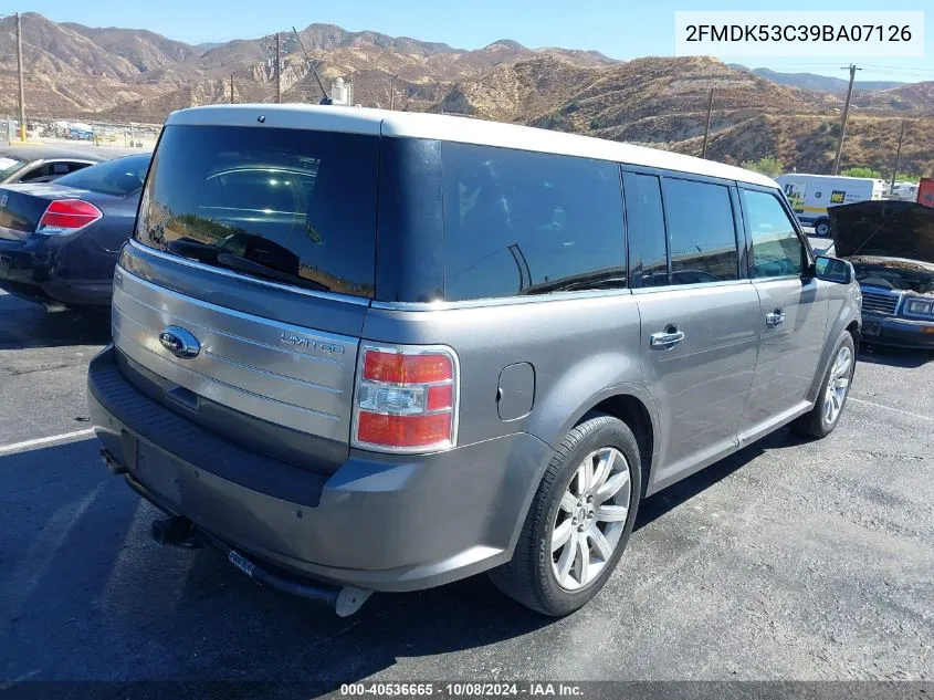 2FMDK53C39BA07126 2009 Ford Flex Limited