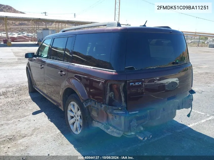 2009 Ford Flex Se VIN: 2FMDK51C09BA11251 Lot: 40544137