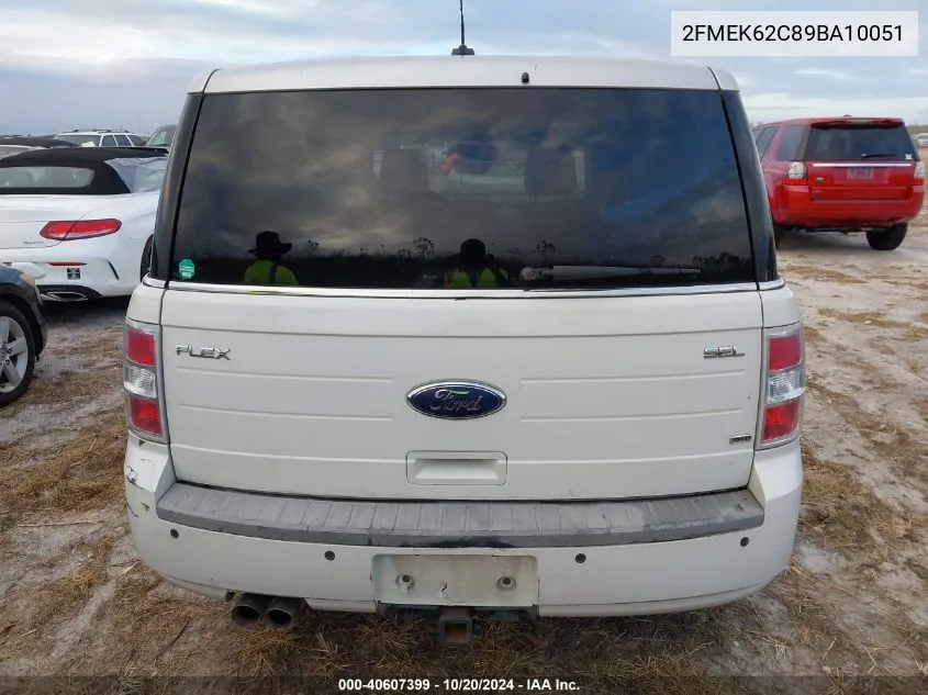 2009 Ford Flex Sel VIN: 2FMEK62C89BA10051 Lot: 40607399