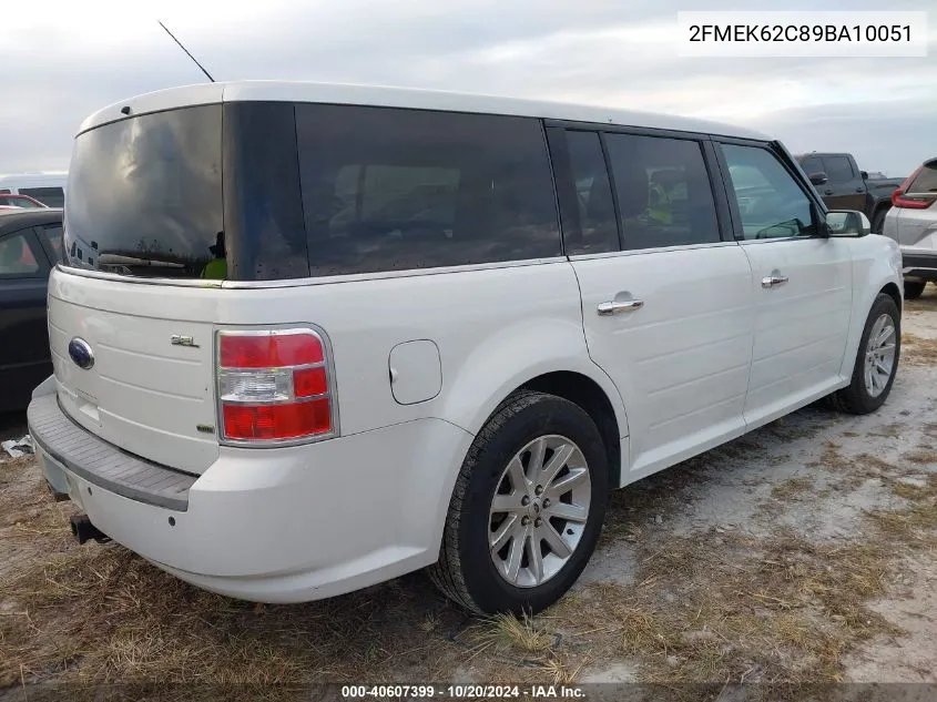 2009 Ford Flex Sel VIN: 2FMEK62C89BA10051 Lot: 40607399