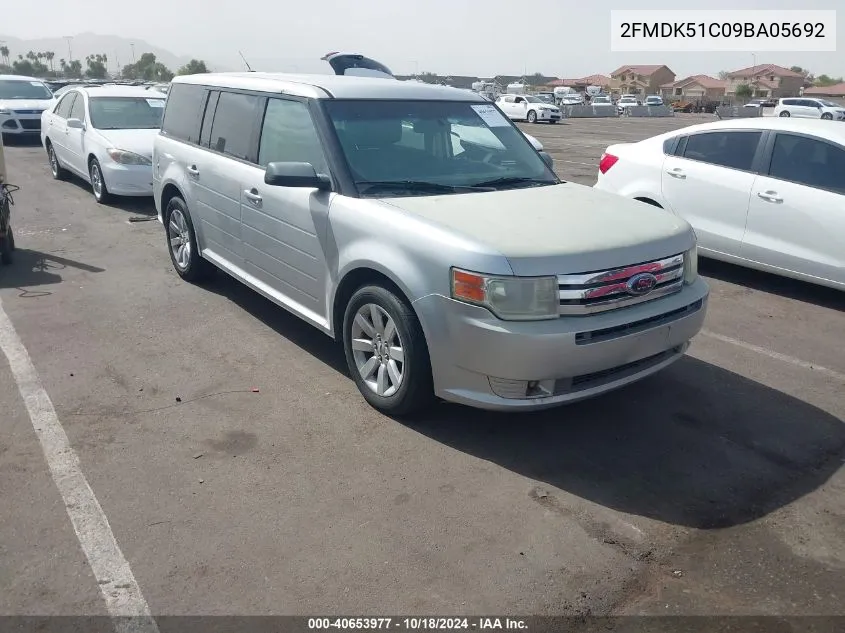 2009 Ford Flex Se VIN: 2FMDK51C09BA05692 Lot: 40653977