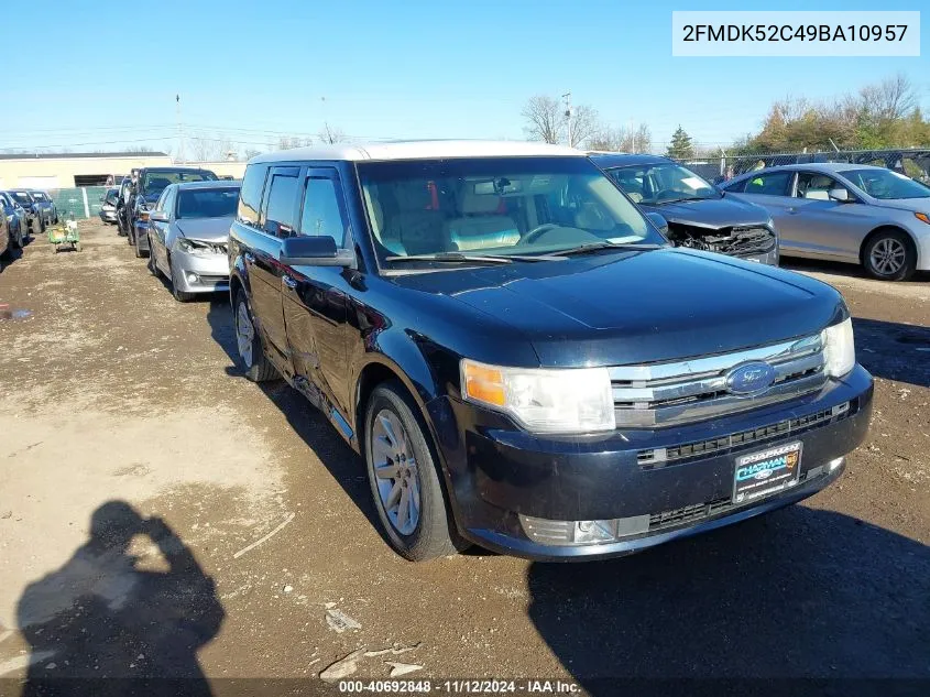 2009 Ford Flex Sel VIN: 2FMDK52C49BA10957 Lot: 40692848