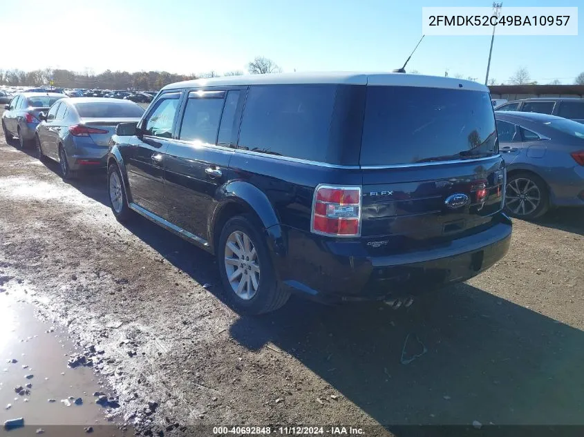 2009 Ford Flex Sel VIN: 2FMDK52C49BA10957 Lot: 40692848