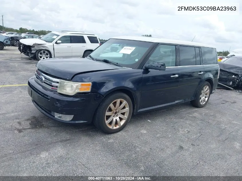 2009 Ford Flex Limited VIN: 2FMDK53C09BA23963 Lot: 40711063