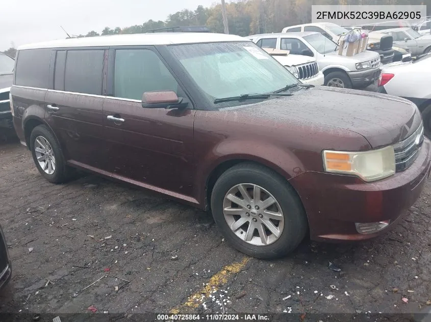 2009 Ford Flex Sel VIN: 2FMDK52C39BA62905 Lot: 40725864