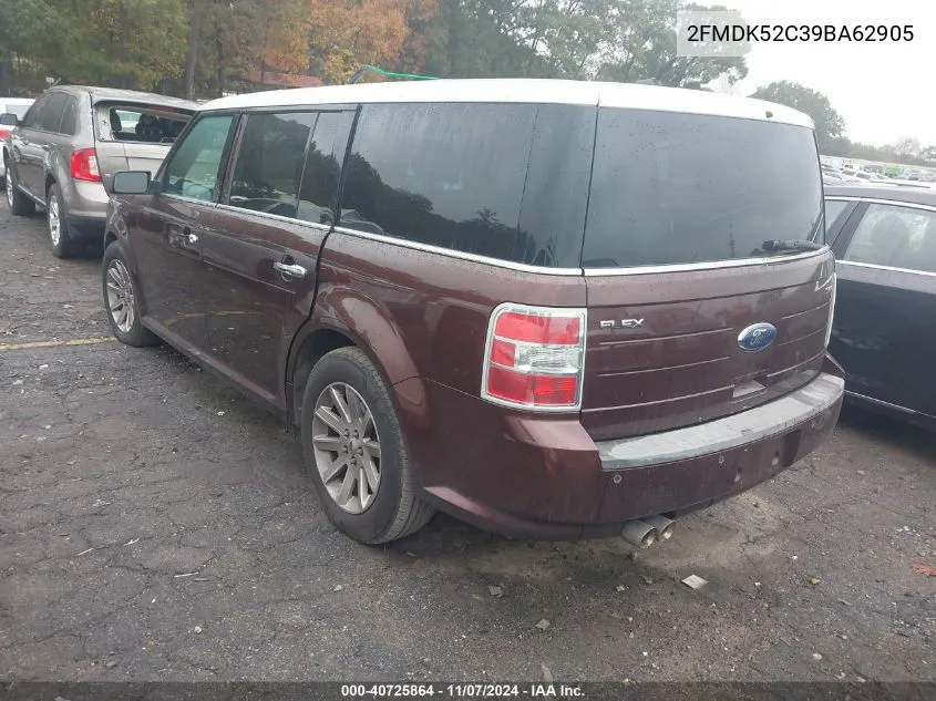 2009 Ford Flex Sel VIN: 2FMDK52C39BA62905 Lot: 40725864