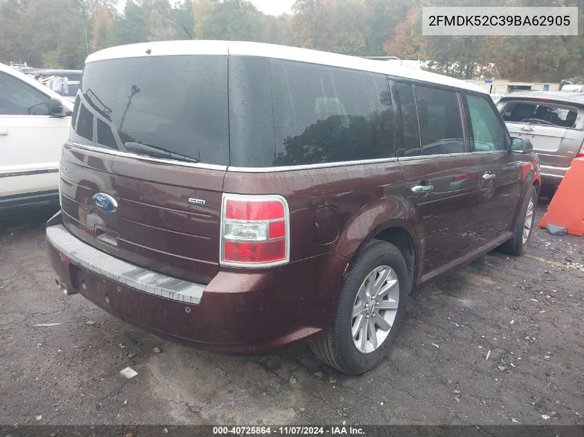 2009 Ford Flex Sel VIN: 2FMDK52C39BA62905 Lot: 40725864