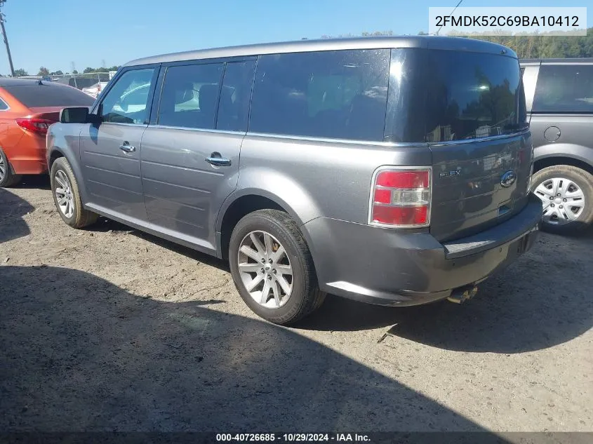 2009 Ford Flex Sel VIN: 2FMDK52C69BA10412 Lot: 40726685