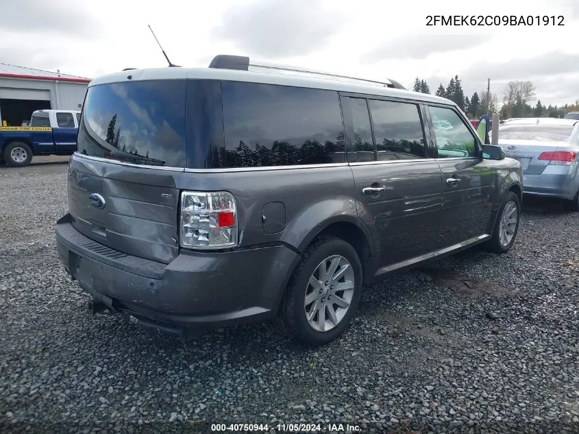 2009 Ford Flex Sel VIN: 2FMEK62C09BA01912 Lot: 40750944