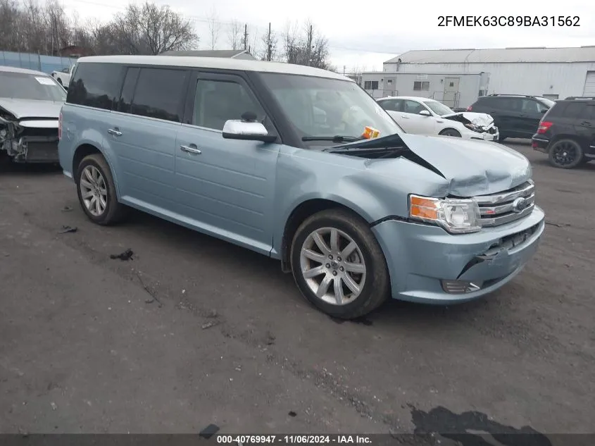 2009 Ford Flex Limited VIN: 2FMEK63C89BA31562 Lot: 40769947