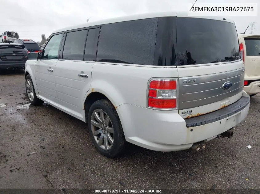 2009 Ford Flex Limited VIN: 2FMEK63C19BA27675 Lot: 40770797