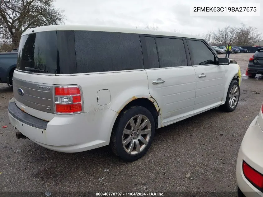 2009 Ford Flex Limited VIN: 2FMEK63C19BA27675 Lot: 40770797