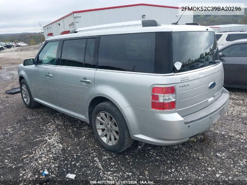 2009 Ford Flex Sel VIN: 2FMDK52C39BA20296 Lot: 40777555